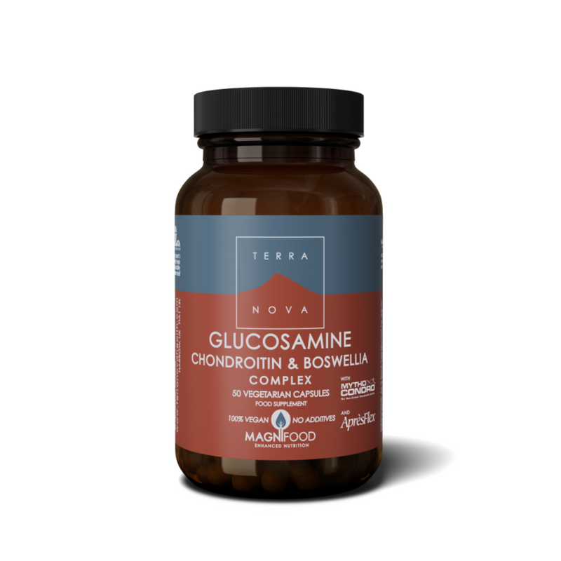 Glucosamin, Chondroitin, Boswelliea Complex, 50 kaps.-Nivelten hyvinvointi-Terranova-Aminopörssi