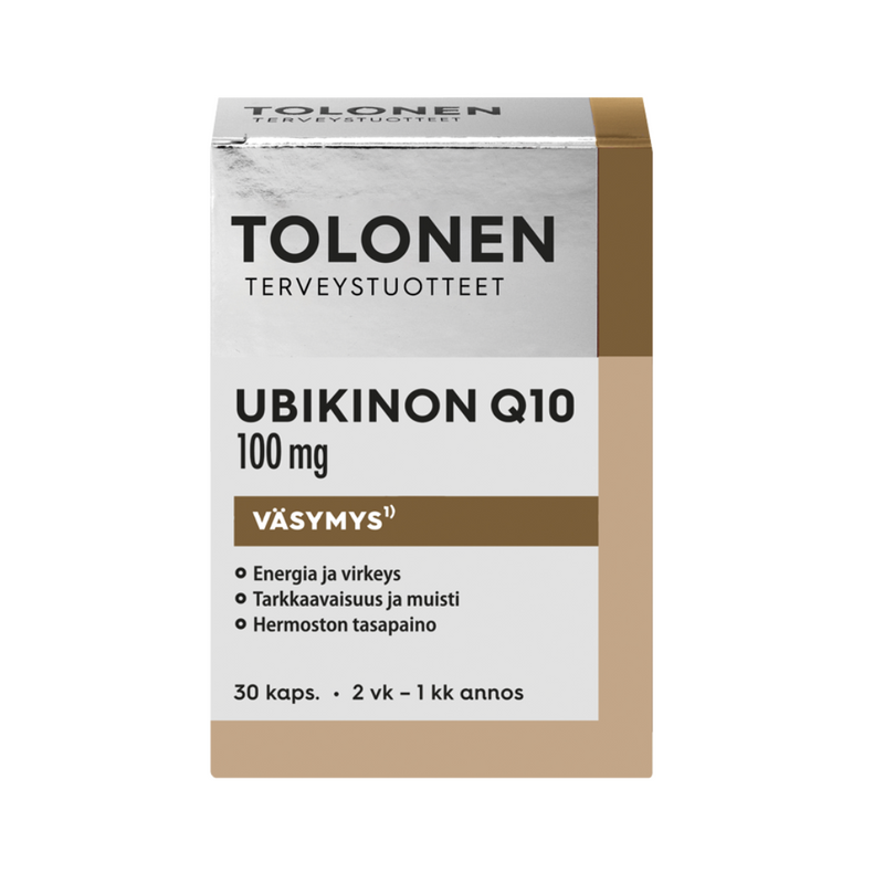 Ubikinon 100 mg, 30 kaps.-Ubikinoni-Tri Tolonen-Aminopörssi