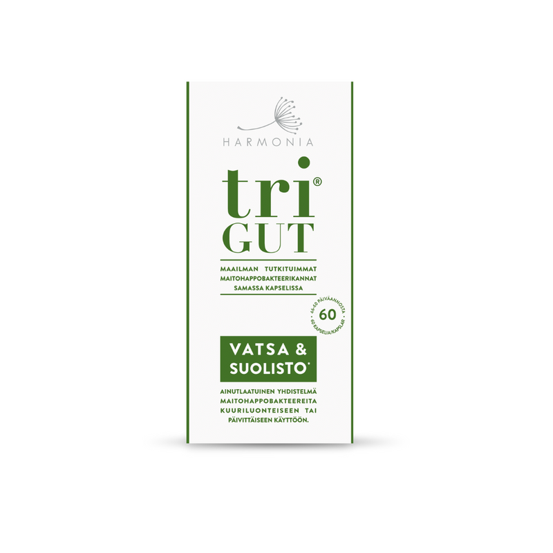 Trigut Maitohappobakteeri, 60 kaps.-Maitohappobakteeri-Harmonia-Aminopörssi