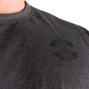 Union Iron Tee, Dark Gray Melange-Miesten T-paita-Better Bodies-M-Aminopörssi