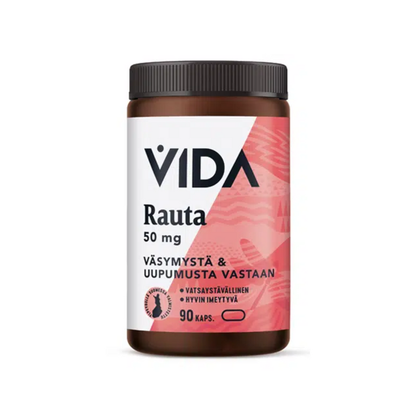 Rauta 50 mg, 90 kaps.-Rauta-Vida-Aminopörssi