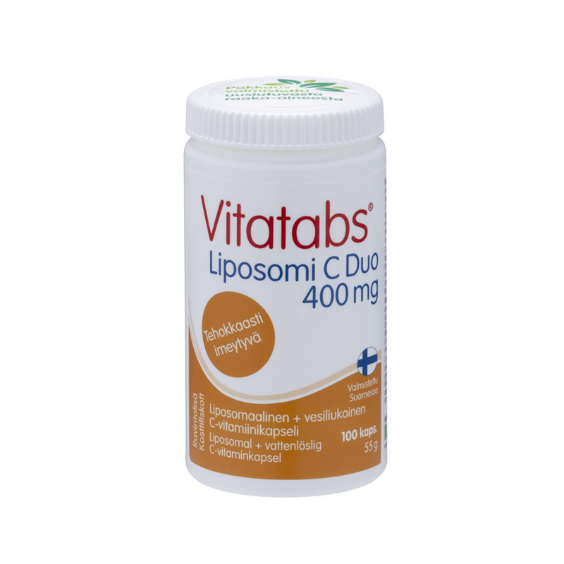 Vitatabs® Liposomi C Duo 400 mg 100 kaps.-C-vitamiini-Hankintatukku-Aminopörssi
