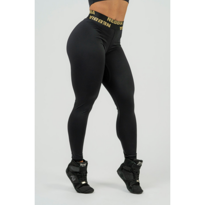 Women's Classic High Waist Leggins Intense Perform 840, Gold-Naisten trikoot ja leggingsit-Nebbia-XS-Aminopörssi