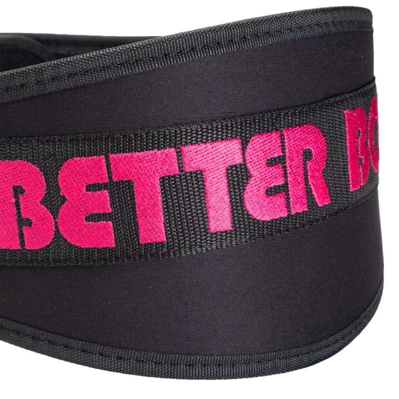 Womens Gym Belt, black/pink-Nostovyö-Better Bodies-XS-Aminopörssi