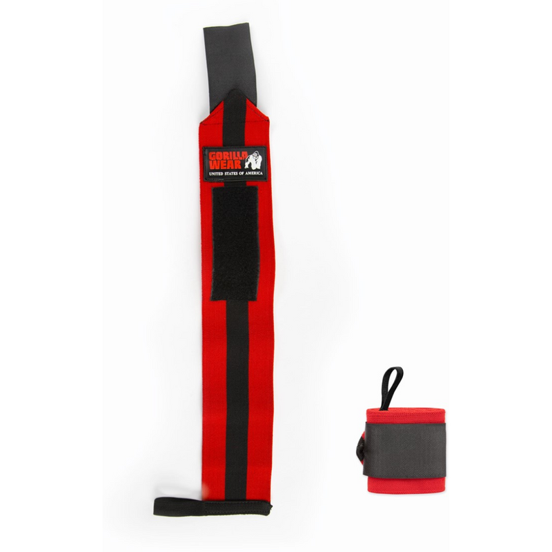 Wrist Wraps Ultra red/black-Ranneside-Gorilla Wear-Aminopörssi