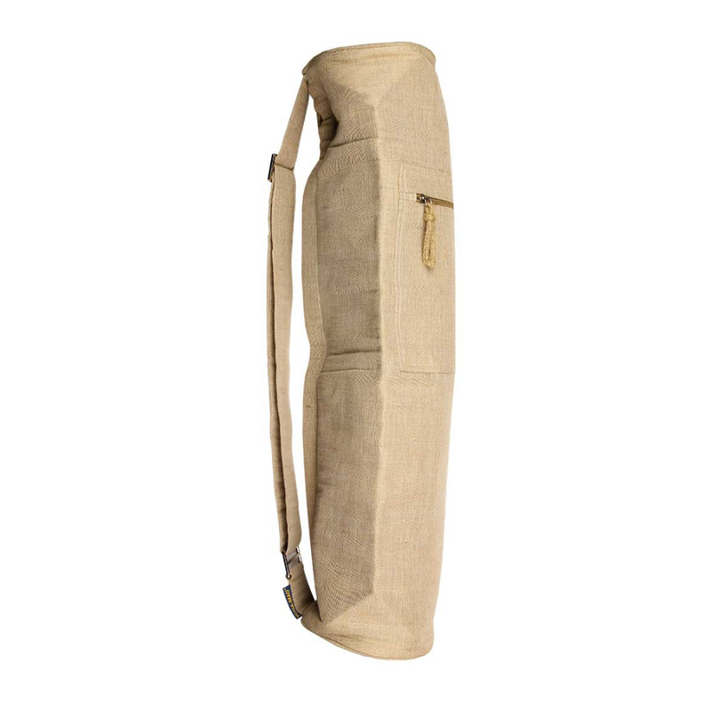 Jute Yoga Mat Bag, Natural-Joogamattokassi-YogaMad-Aminopörssi