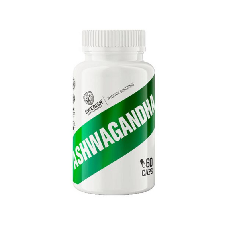 Ashwagandha, 60 kaps.-Ashwagandha-Swedish Supplements-Aminopörssi