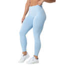 Relode Aura Seamless Scrunch Tights, Light Blue-Naisten trikoot ja leggingsit-Relode-XS-Aminopörssi