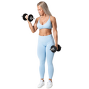 Relode Aura Seamless Scrunch Tights, Light Blue-Naisten trikoot ja leggingsit-Relode-XS-Aminopörssi