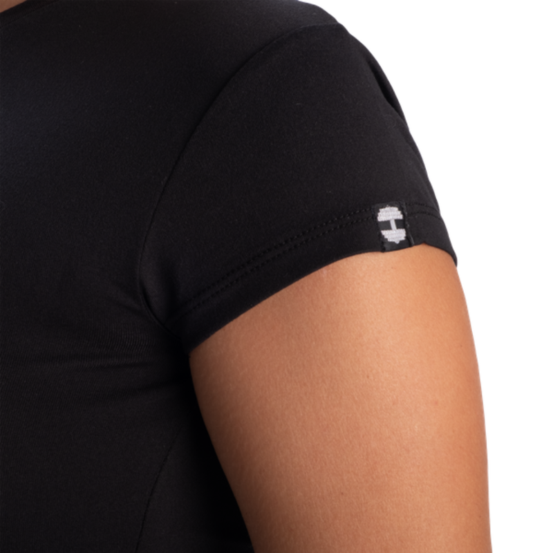 Better Bodies Tapered Tee Black-Naisten lyhythihaiset ja topit-Better Bodies-S-Aminopörssi