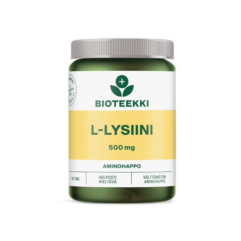 L-Lysiini 60 tabl.-L-Lysiini-Bioteekki-Aminopörssi