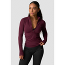 ICIW Define Seamless 1/4 Zip Dark Mahogany-Naisten pitkähihaiset ja hupparit-ICANIWILL-XS-Aminopörssi