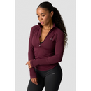 ICIW Define Seamless 1/4 Zip Dark Mahogany-Naisten pitkähihaiset ja hupparit-ICANIWILL-XS-Aminopörssi