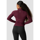 ICIW Define Seamless 1/4 Zip Dark Mahogany-Naisten pitkähihaiset ja hupparit-ICANIWILL-XS-Aminopörssi