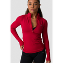 ICIW Define Seamless 1/4 Zip Red Cherry-Naisten pitkähihaiset ja hupparit-ICANIWILL-XS-Aminopörssi