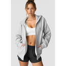 Everyday Zip Hoodie Wmn Gray-Naisten pitkähihaiset ja hupparit-ICANIWILL-S-Aminopörssi