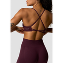 ICIW Smooth Seamless Strappy Sport Bra Dark Mahogany-Naisten urheiluliivit-ICANIWILL-XS-Aminopörssi