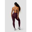 ICIW Smooth Seamless Strappy Sport Bra Dark Mahogany-Naisten urheiluliivit-ICANIWILL-XS-Aminopörssi