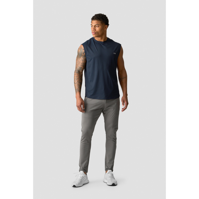 ICIW Stride Sleeveless T-shirt Navy-Miesten hihattomat paidat-ICANIWILL-S-Aminopörssi