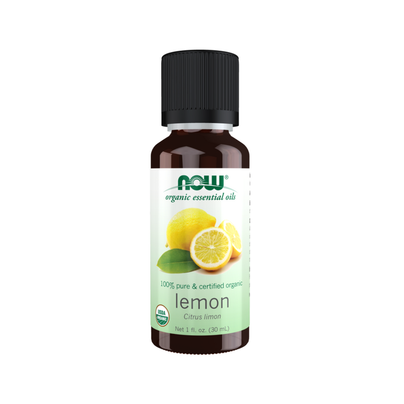 Organic Lemon Oil, 30 ml-Eteerinen öljy-NOW® Foods-Aminopörssi