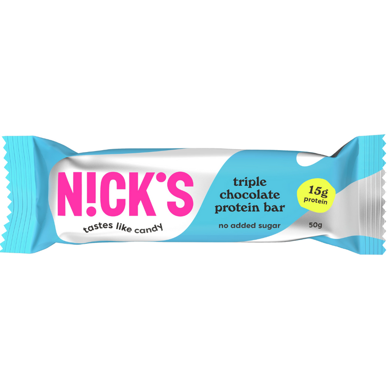 Nick's Proteiinipatukka 50g-Proteiinipatukka-Nick's-Triple Chocolate-Aminopörssi