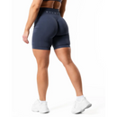 Relode Prime Scrunch Shorts, Dusty Blue-Naisten shortsit-Relode-S-Aminopörssi