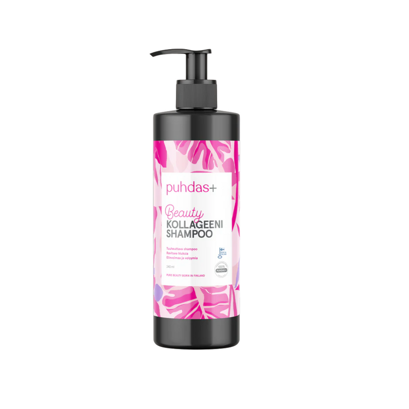 Puhdas+ Beauty Kollageeni Shampoo 240 ml-Shampoo-Puhdas+-Aminopörssi