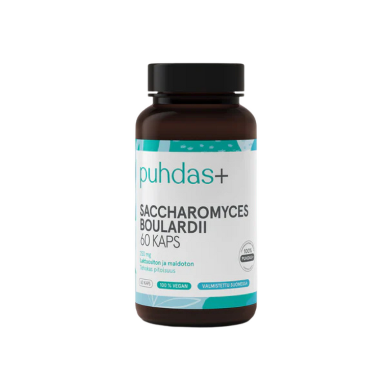 Puhdas+ Saccharomyces boulardii, 60 kaps.-Boulardii-Puhdas+-Aminopörssi