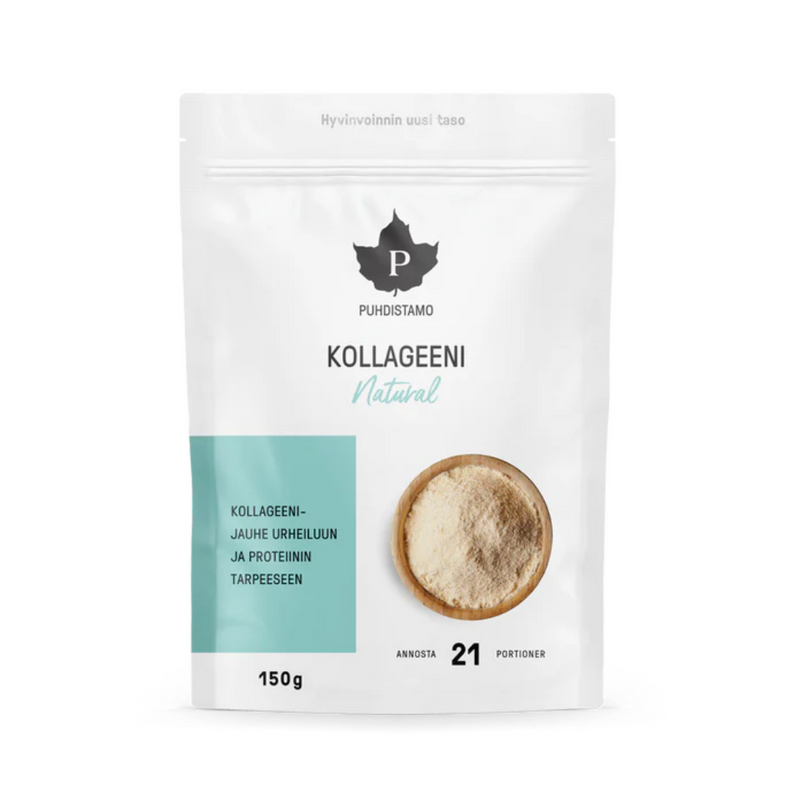 Puhdistamo Kollageeni Natural, 150 g-Kollageeniproteiini-Puhdistamo-Aminopörssi