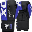 RDX F4 Boxing Sparring Gloves Hook & Loop BLUE/BLACK-BOXING GLOVES-RDX-10oz-Aminopörssi