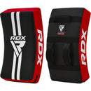 RDX T1 Curved Kick Shield with Nylon Handles BLACK/RED-ARM PADS-RDX-Standard Size-Aminopörssi