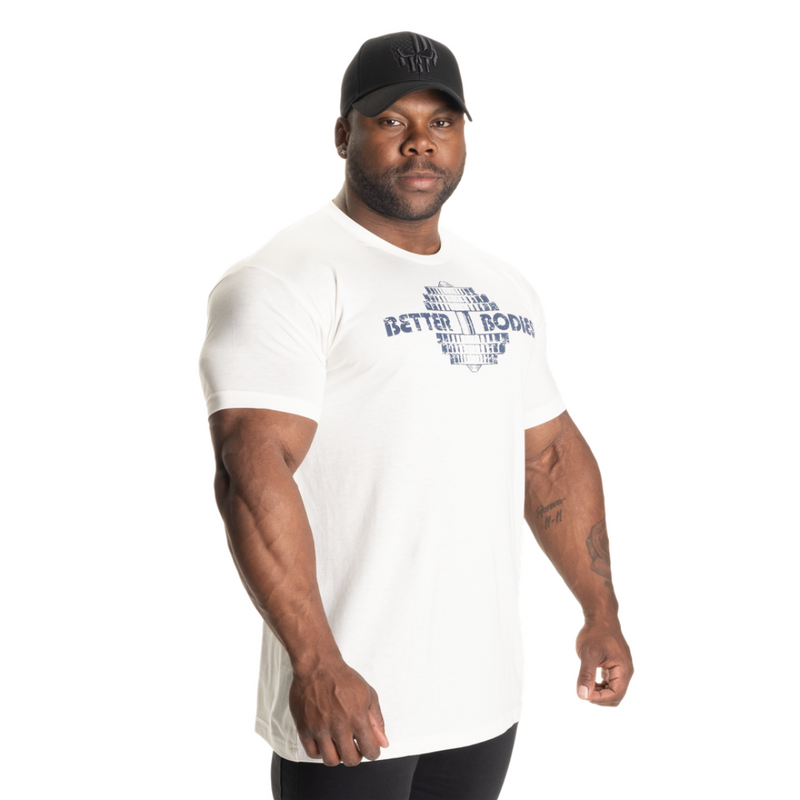 Recruit Tee, White-Miesten T-paita-Better Bodies-S-Aminopörssi