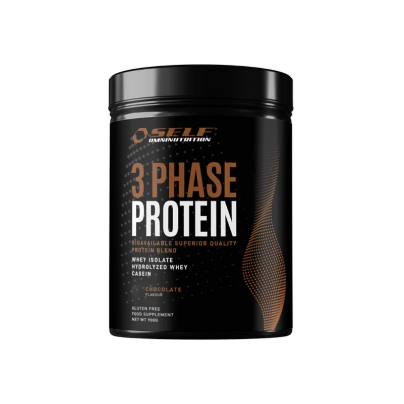 3 Phase Protein, 900g-Heraproteiinisekoitus-SELF omninutrition-Chcolate-Aminopörssi