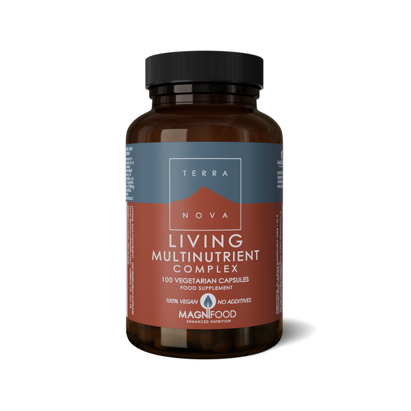 Living Multinutrient Complex, 100 kaps.-Monivitamiini-Terranova-Aminopörssi