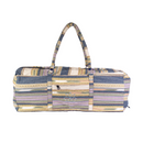 Yoga-Mad Striped Powerloom Yoga Kit Bag, Blue-Joogamattokassi-Yoga-Mad-Aminopörssi