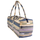 Yoga-Mad Striped Powerloom Yoga Kit Bag, Blue-Joogamattokassi-Yoga-Mad-Aminopörssi