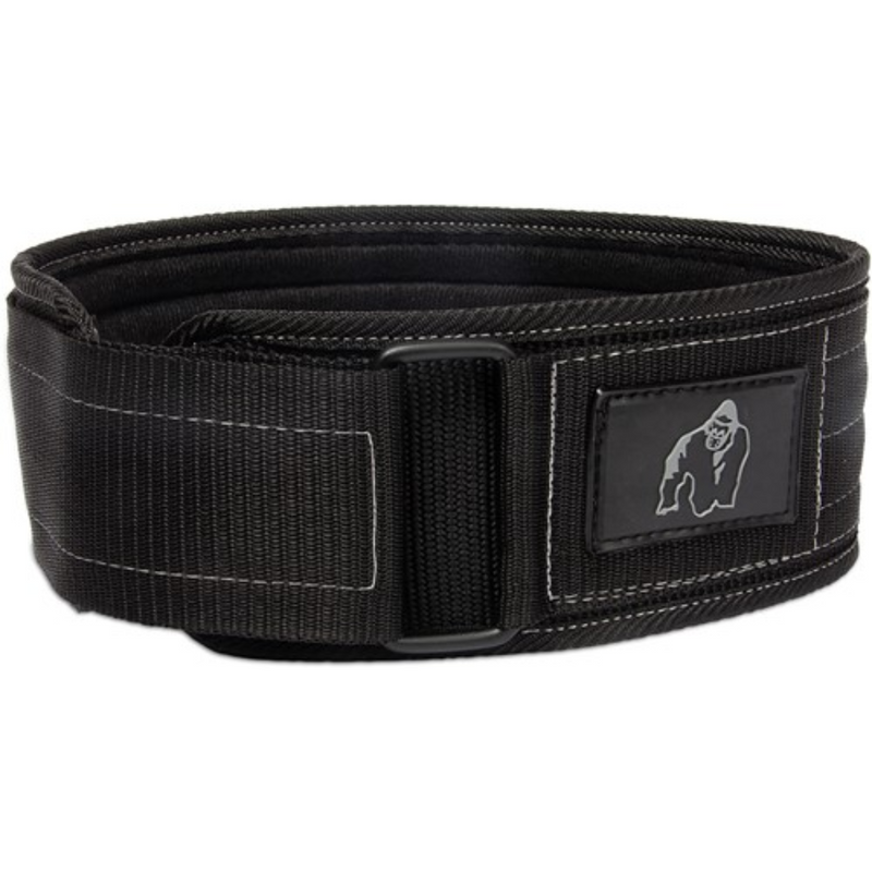 4 Inch Nylon Lifting Belt, black/gray-Nostovyö-Gorilla Wear-S/M-Aminopörssi