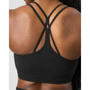 Define Seamless Scrunch Sports Bra, Black-Naisten urheiluliivit-ICANIWILL-XS-Aminopörssi
