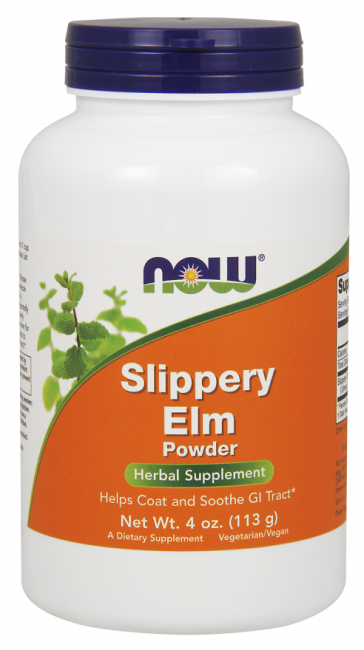 Slippery Elm jauhe-NOW® Foods-Aminopörssi