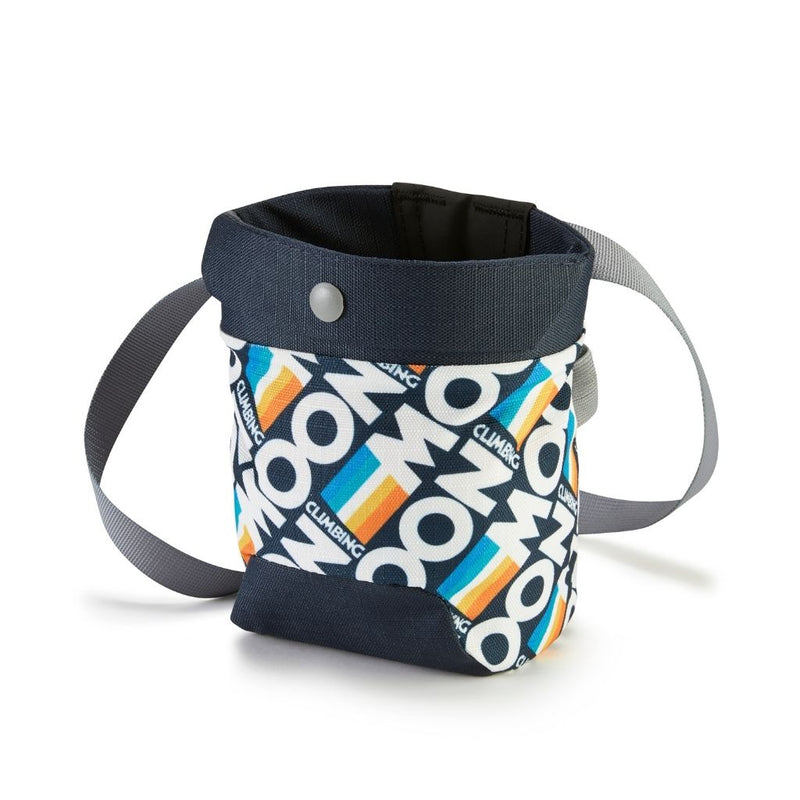 Sport Chalk Bag, Retro Stripe Indigo-Mankkapussi-Moon Climbing-HiRock