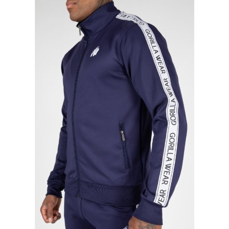 Delaware Track Jacket Navy-Miesten takit-Gorilla Wear-S-Aminopörssi