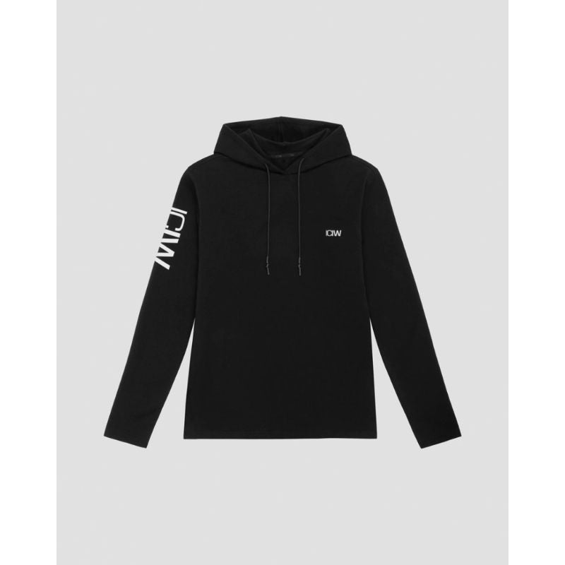 Stride Hoodie Men Black-Miesten hupparit ja pitkähihaiset-ICANIWILL-S-Aminopörssi