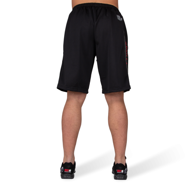 Functional mesh shortsit, musta/punainen-Gorilla Wear-S/M-Aminopörssi