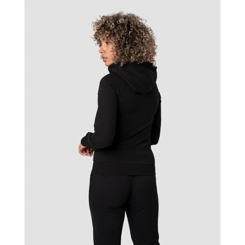 Activity Zip Hoodie Women, Black-Naisten pitkähihaiset ja hupparit-ICANIWILL-XS-Aminopörssi