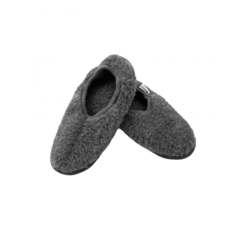 Slippers Ballerina Eco Antraciet-Lampaanvillatossut-Alwero-35-36-Aminopörssi