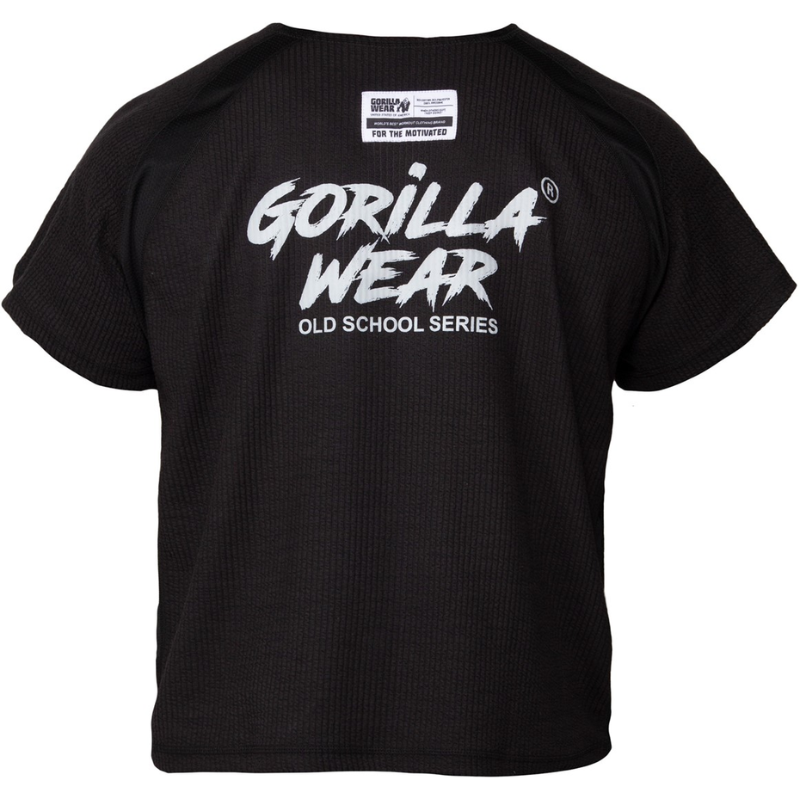 Augustine Old School Workout Top, black-Miesten T-paita-Gorilla Wear-S/M-Aminopörssi