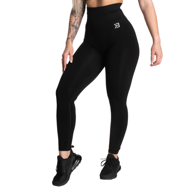 Rockaway Leggings, black melange-Naisten trikoot ja leggingsit-Better Bodies-XS-Aminopörssi