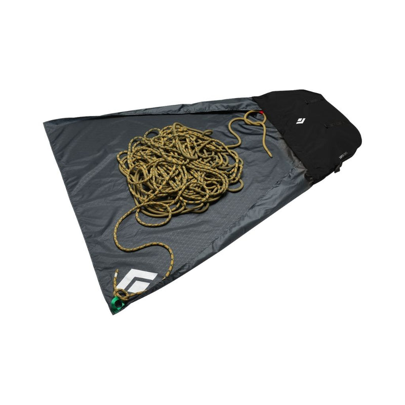 Super Chute Rope Bag, black-Köysipussi-Black Diamond-HiRock