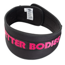 Womens Gym Belt, black/pink-Nostovyö-Better Bodies-XS-Aminopörssi