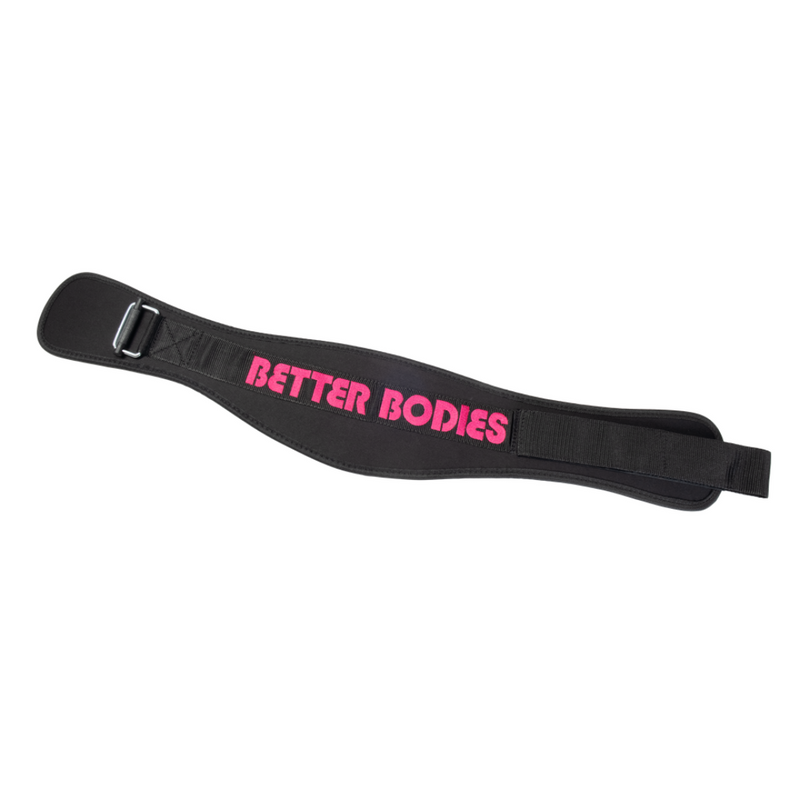 Womens Gym Belt, black/pink-Nostovyö-Better Bodies-XS-Aminopörssi